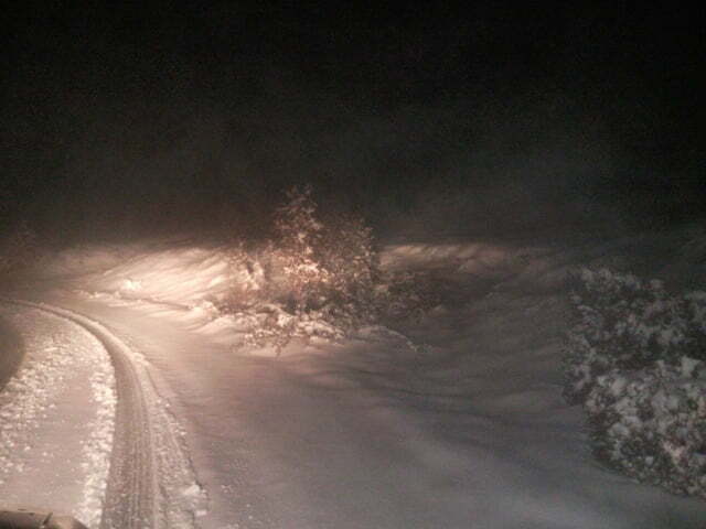 Le Foto Della Prima Neve Dellanno In Sila