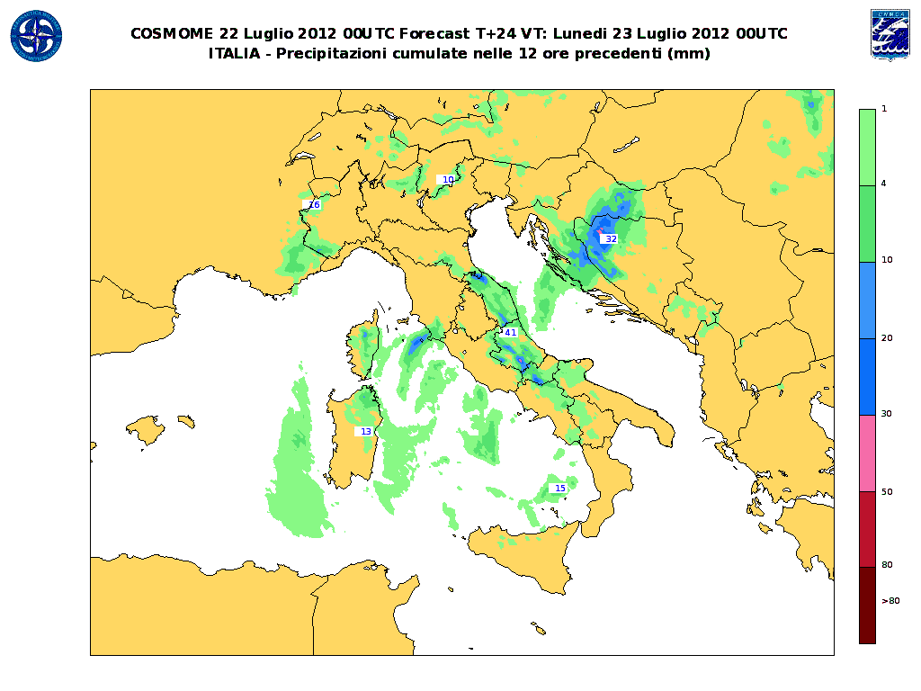 Le Previsioni Meteo L Allerta E Le Mappe Dell Aeronautica Militare Per