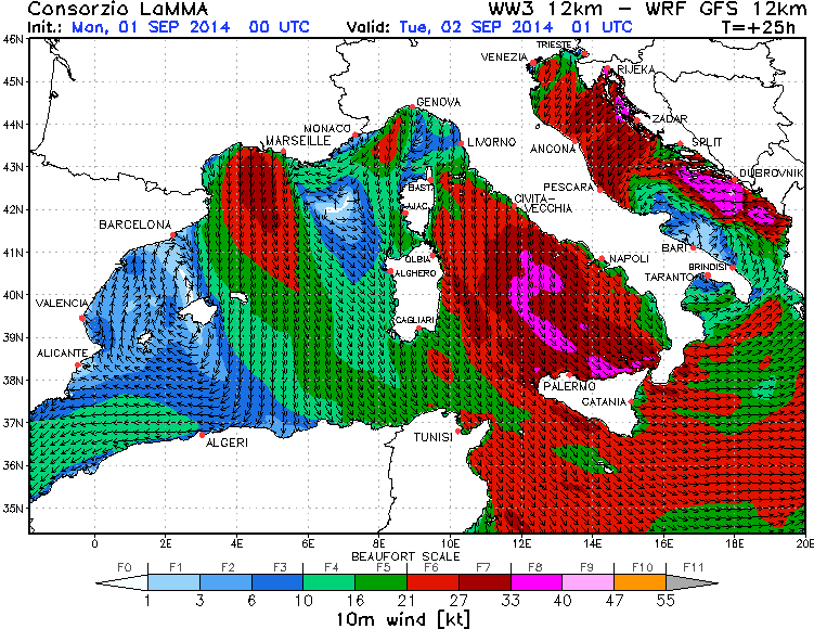 La Maestralata Sfonda Sul Basso Tirreno Massima Attenzione Ai Venti E