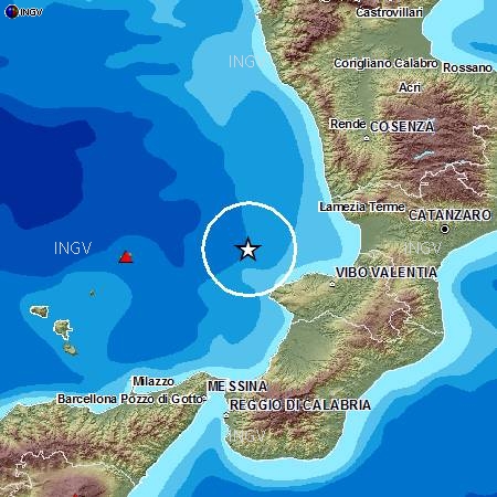 Terremoto Magnitudo 2 6 Al Largo Della Calabria