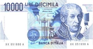 Le 10.000 lire tipo "Alessandro Volta"