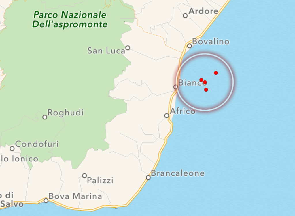 Terremoto In Calabria Scosse Nel Reggino Al Largo Della Costa Jonica