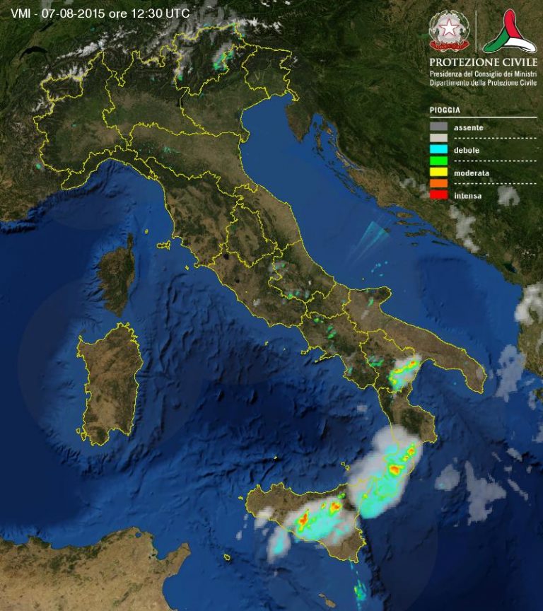 Allerta Meteo Al Sud Violenti Temporali In Basilicata Calabria E