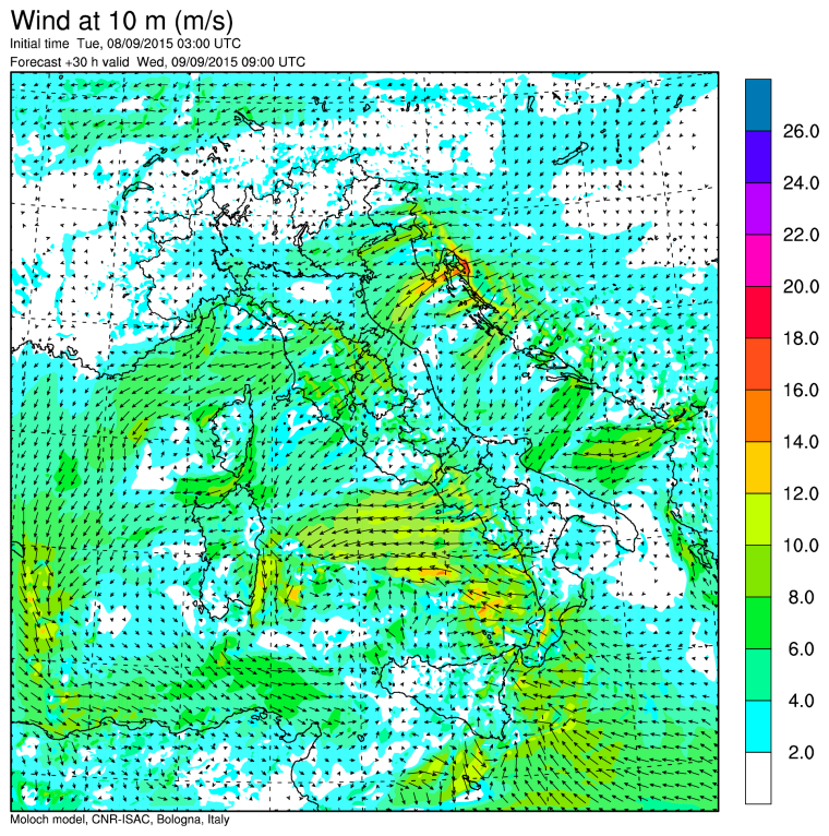 Allerta Meteo Le Spaventose Mappe Del Modello Moloch Cnr Piogge