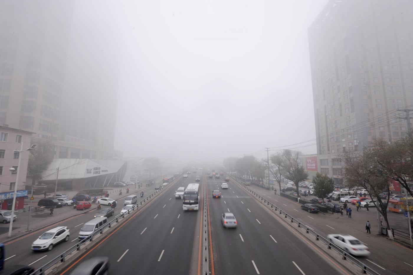 Cina Continua L Allarme Smog A Pechino Foto