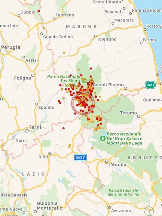 Terremoto Nuova Scossa Nell Appennino Centrale Magnitudo