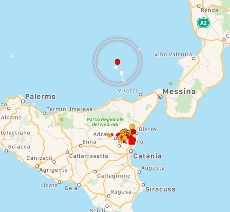 Terremoto Scossa Alle Isole Eolie Mappe E Dati