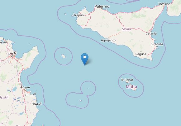 Scossa Di Terremoto Magnitudo Nel Canale Di Sicilia Dati E Mappe