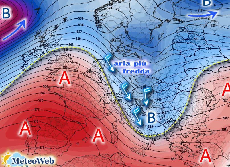 Previsioni Meteo Veloce Incursione Fredda Con Forte Vento Di Maestrale