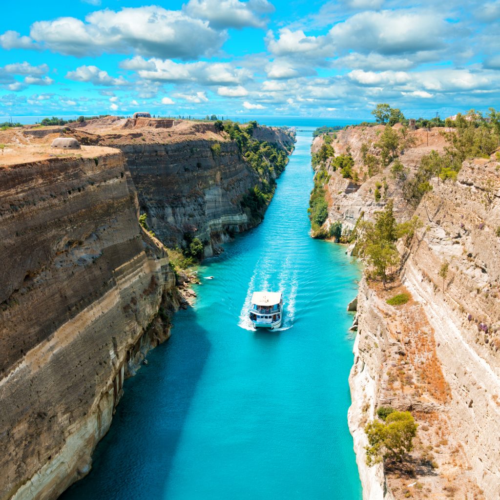 Il Canale di Corinto: un progetto durato 2500 anni