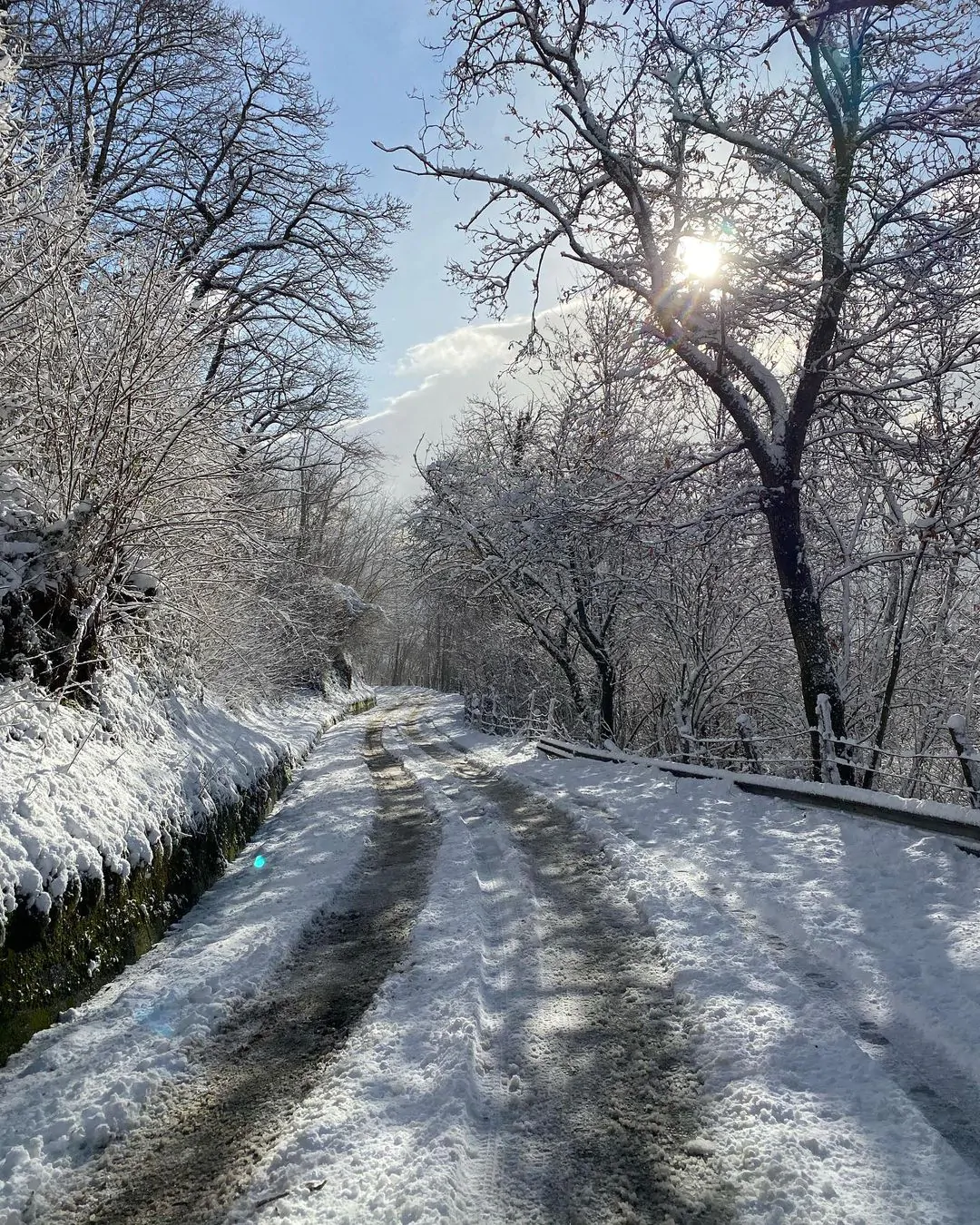 Maltempo Toscana Neve Sui Monti Nel Giorno Di Santo Stefano