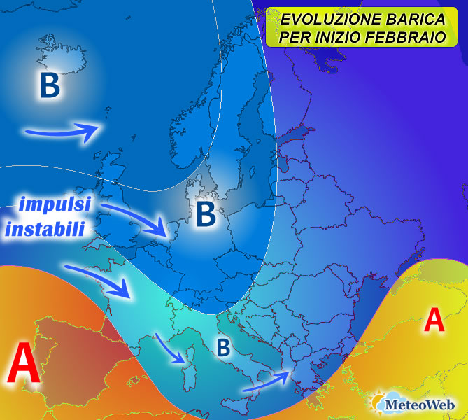 Previsioni meteo anche febbraio si aprirà all insegna del tempo