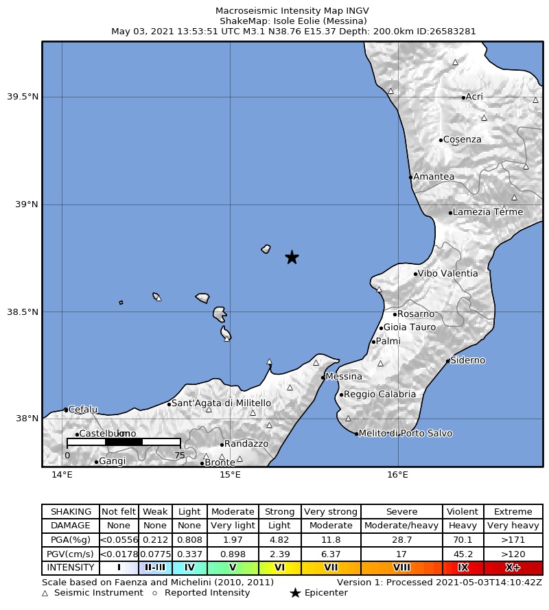 Scosse Di Terremoto Nel Basso Tirreno Focus Sull Attivit Sismica