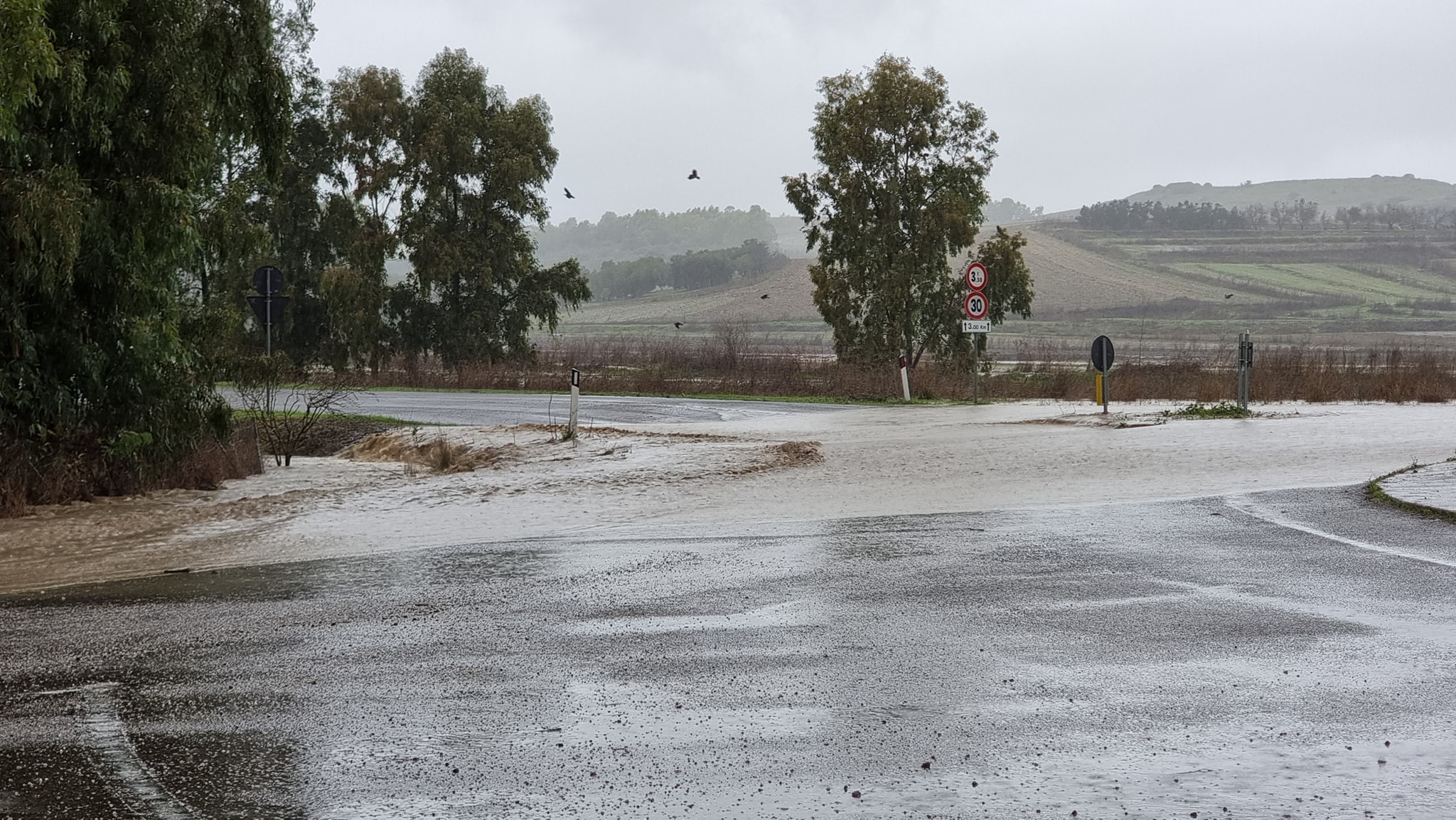 Maltempo Forti Piogge Provocano Danni In Sardegna Voragini Lungo Le