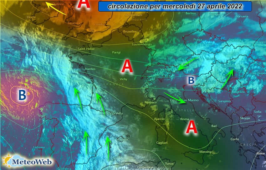 Previsioni Meteo Moderata Alta Pressione Verso Il Mediterraneo