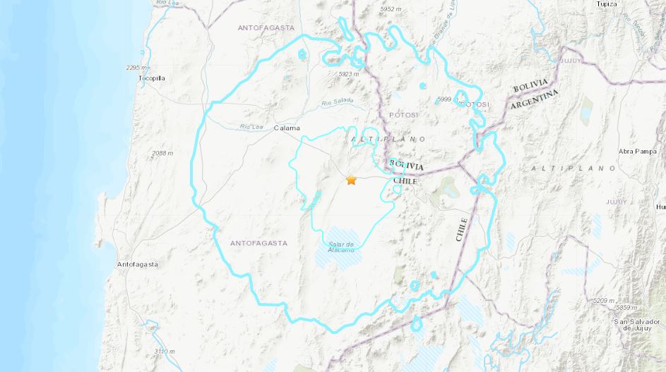 Forte Terremoto In Cile Epicentro A Sud Di San Pedro De Atacama Dati