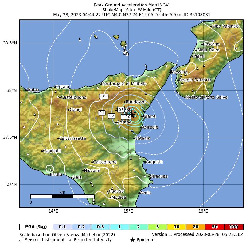 Paura In Sicilia Forte Terremoto Avvertito Da Catania A Messina