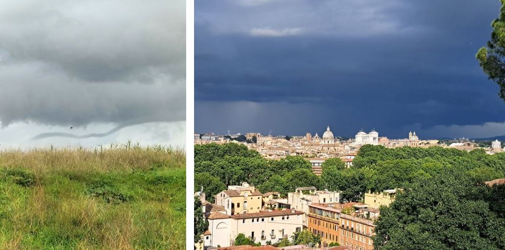 Maltempo Forti Temporali Su Roma Nubifragio Su Tivoli Avvistato Un