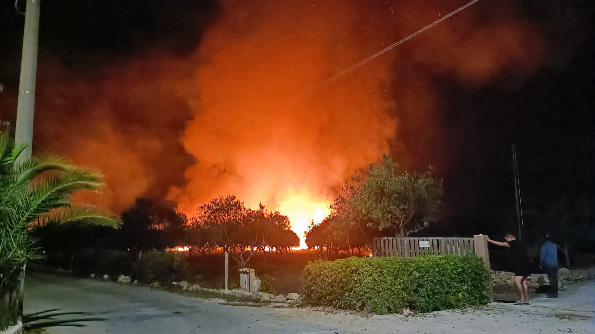 Incendi Sicilia Vasto Rogo Divora La Riserva Di Vendicari Nel