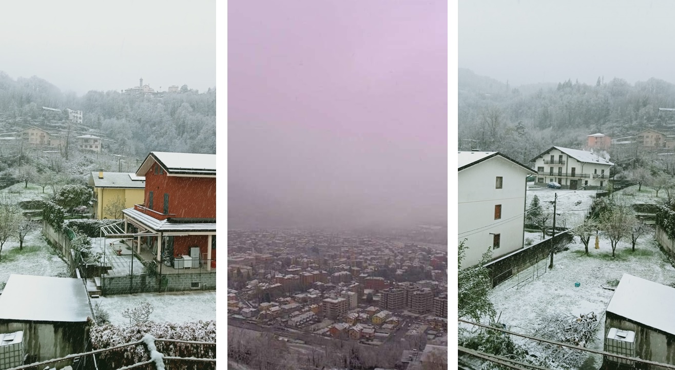 La Neve Imbianca Il Piemonte I Fiocchi Si Spingono Anche Fino A