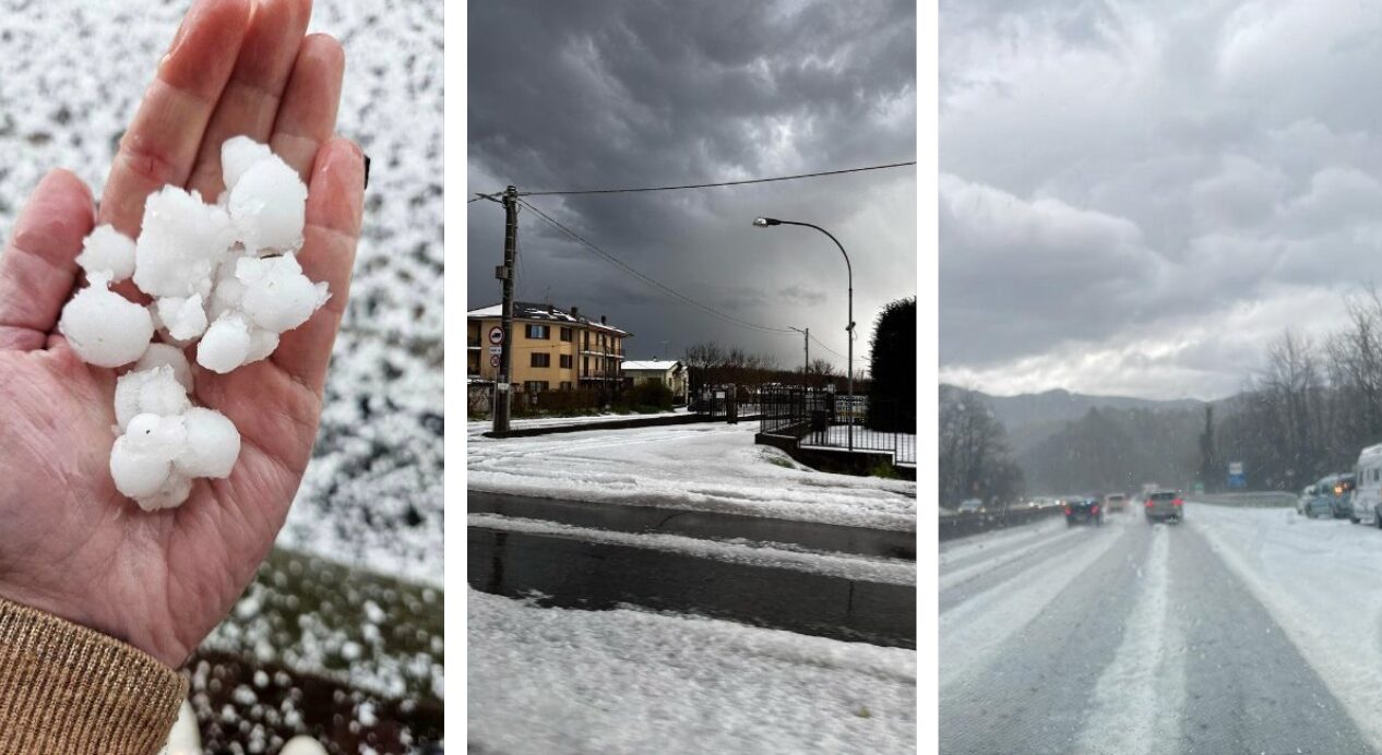 Temporali Tra Piemonte E Lombardia Grandinata Al Lago Maggiore