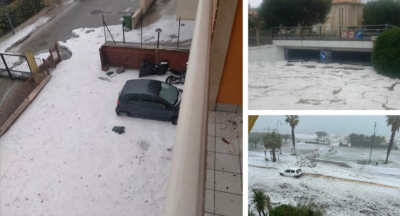 Maltempo Violenta Grandinata A Porto Santelpidio Tornado Sulle Coste