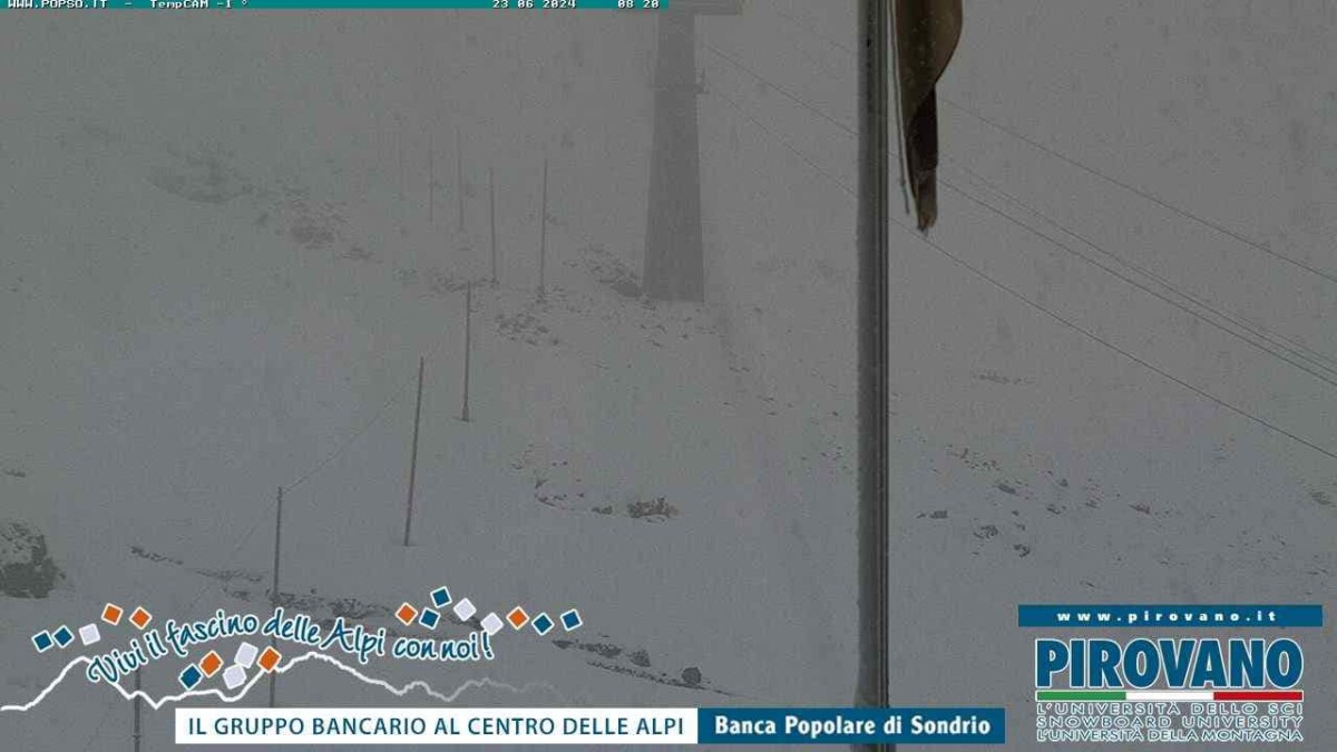 Neve Destate Sulle Alpi Le Immagini Dal Passo Dello Stelvio