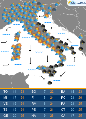 Previsioni Meteo Venerdi 20 Settembre