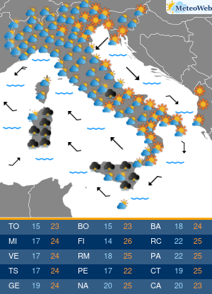 Previsioni Meteo Domenica 22 Settembre