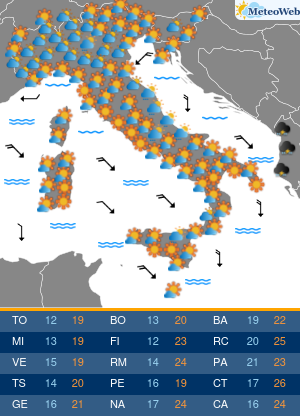 Previsioni Meteo Domenica 29 Settembre