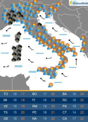 Previsioni Meteo Domenica 27 Ottobre