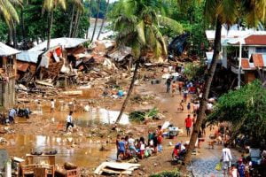 Flash floods in Cagayan De Oro city.