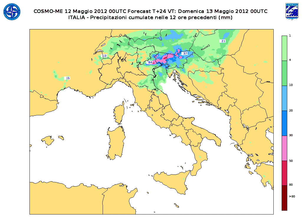 Le Previsioni Meteo Dell'aeronautica Militare Per Oggi E Domani Con Le ...