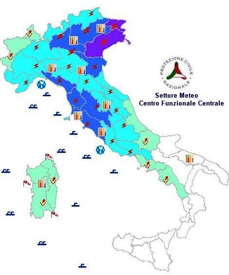 Maltempo In Arrivo Anche La Protezione Civile Lancia L Allerta Per I