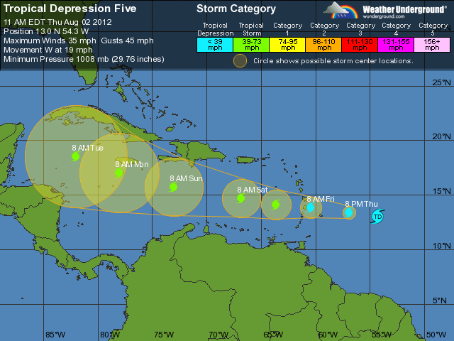 Ai Caraibi Arriva La Tempesta Tropicale 'Ernesto', Poi Potrebbe ...