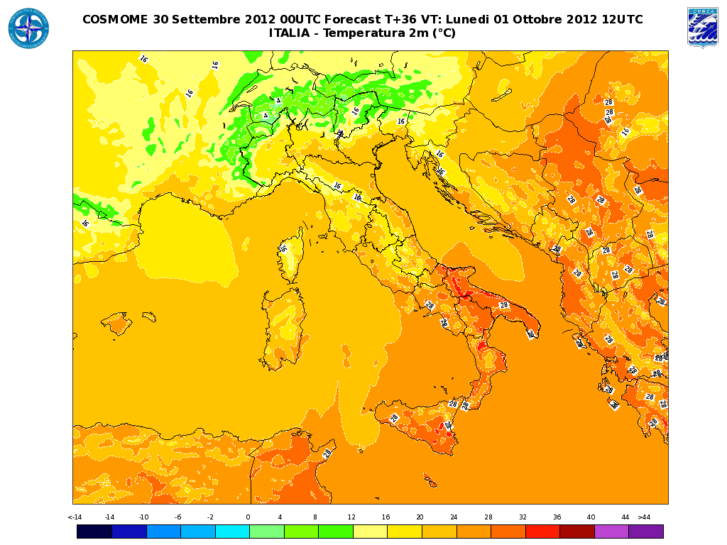 Le Mappe E L'allerta Meteo Dell'aeronautica Militare: Oggi Pomeriggio ...