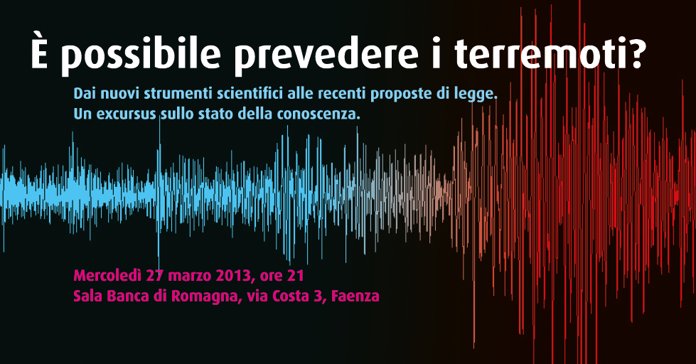 E Possibile Prevedere I Terremoti Mercoledì A Faenza Un Incontro Con Il Prof Giuliano Panza 2158