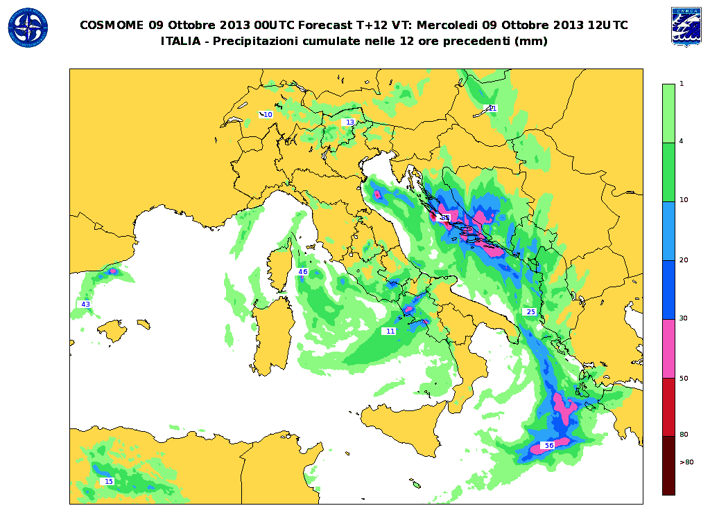 Previsioni Meteo: Il Bollettino E Le Mappe Dell'aeronautica Militare ...