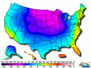 L'ondata di gelo che è piombata sugli USA in questi giorni