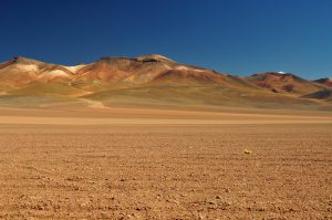 Un tratto dell'arido deserto di Atacama