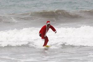 santa takes to the seas