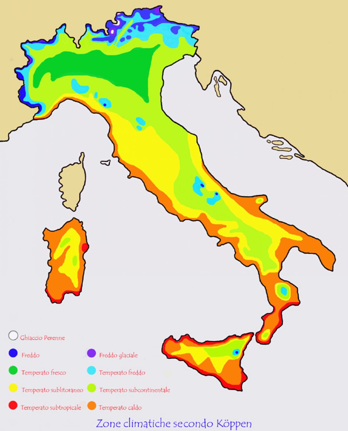 климат италии