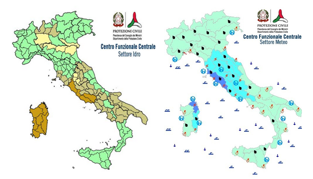 Allerta Meteo, Avviso Della Protezione Civile: Forti Temporali, Rischio ...