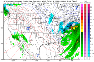 Il “Nor’easter” atteso domani a ridosso delle coste del New England