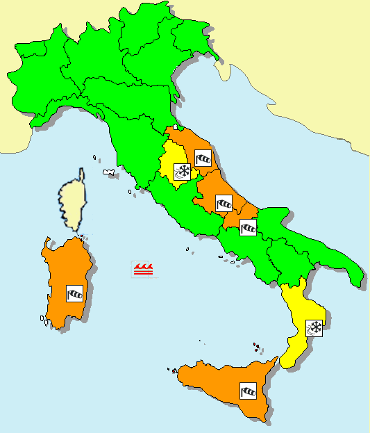 Previsioni Meteo freddo e neve il bollettino dell aeronautica