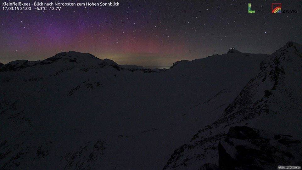 L'aurora boreale visibile dalle Alpi - Tornado in Italia