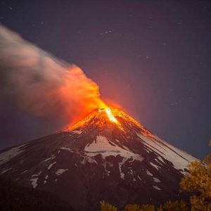 vulcano villarrica cile