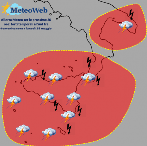 allerta meteo sud italia 17 e 18 maggio 2015