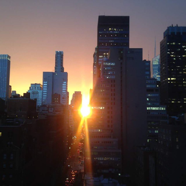 La Magia Del Tramonto A New York: Lo Spettacolare Fenomeno ...