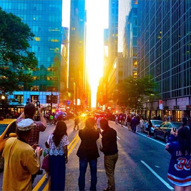 La Magia Del Tramonto A New York: Lo Spettacolare Fenomeno ...